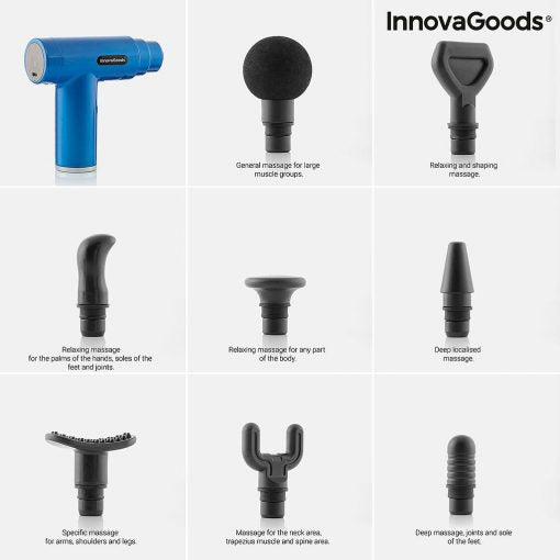 Innovagoods MiniMass USB Charged Massage and Recovery Gun