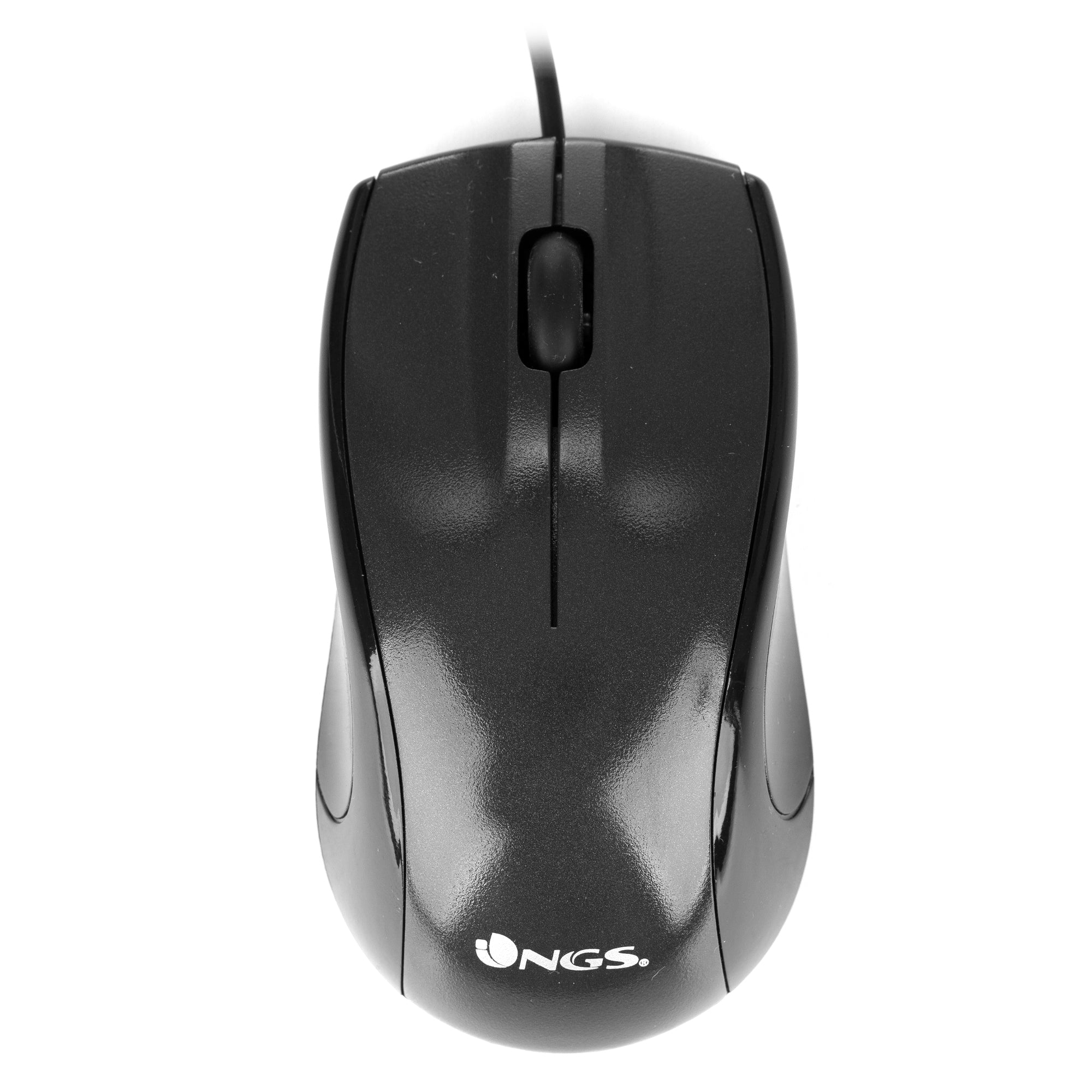 NGS Mist USB Wired Mouse Black