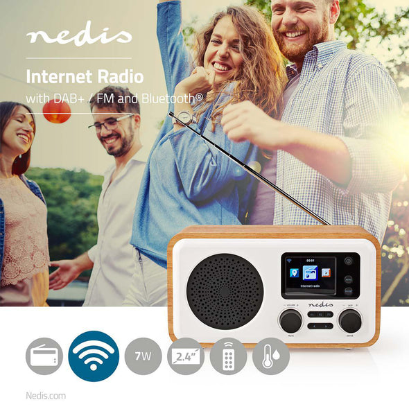 Nedis internet, DAB and FM radio with remote