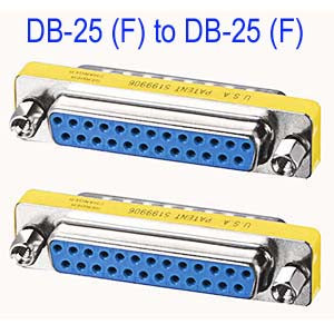 25 Pin Female Parallel DSUB Gender Changer Adapter