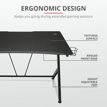 Trust Dominus PC work and gaming desk