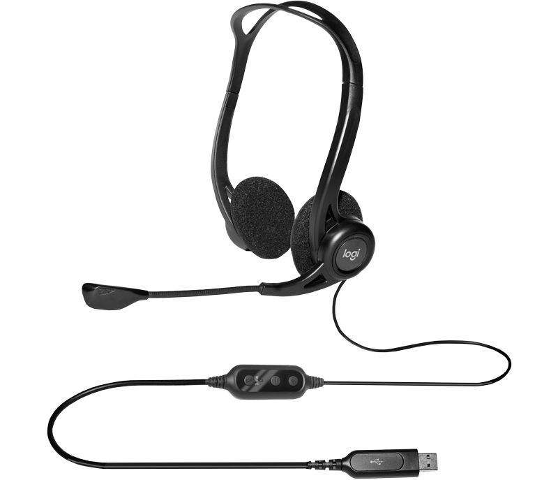 Logitech 960b USB headset PC and Mac