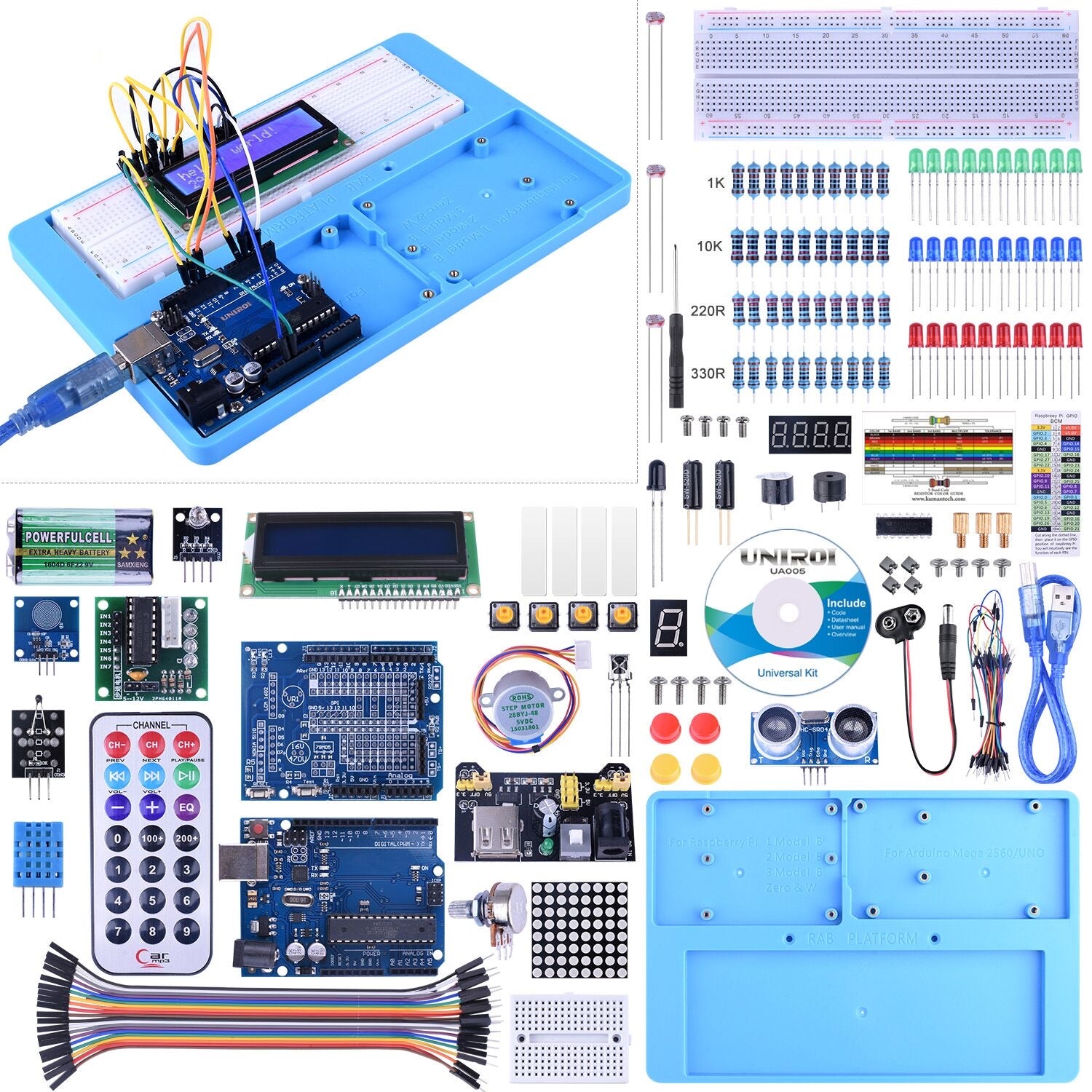 Component To Build Arduino Arduino components kit – Back from the Future