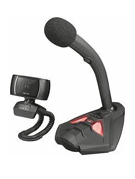 Trust gxt 786 Reyno HD streaming webcam and mic pack