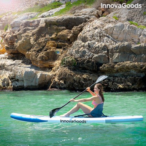 2-in-1 Inflatable Paddle Surf Board with Seat and Accessories