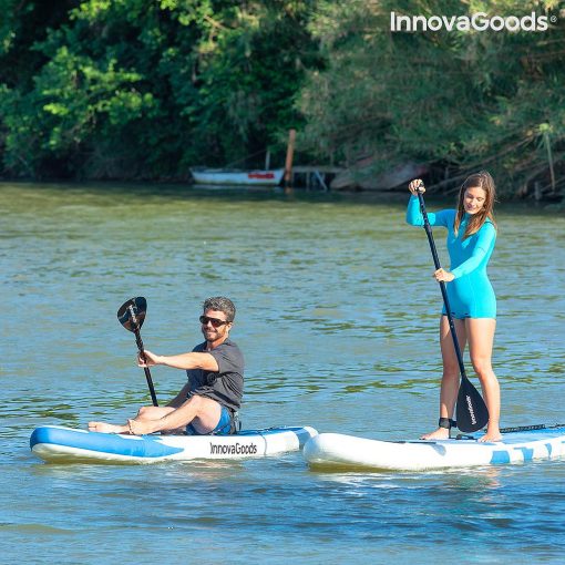 2-in-1 Inflatable Paddle Surf Board with Seat and Accessories