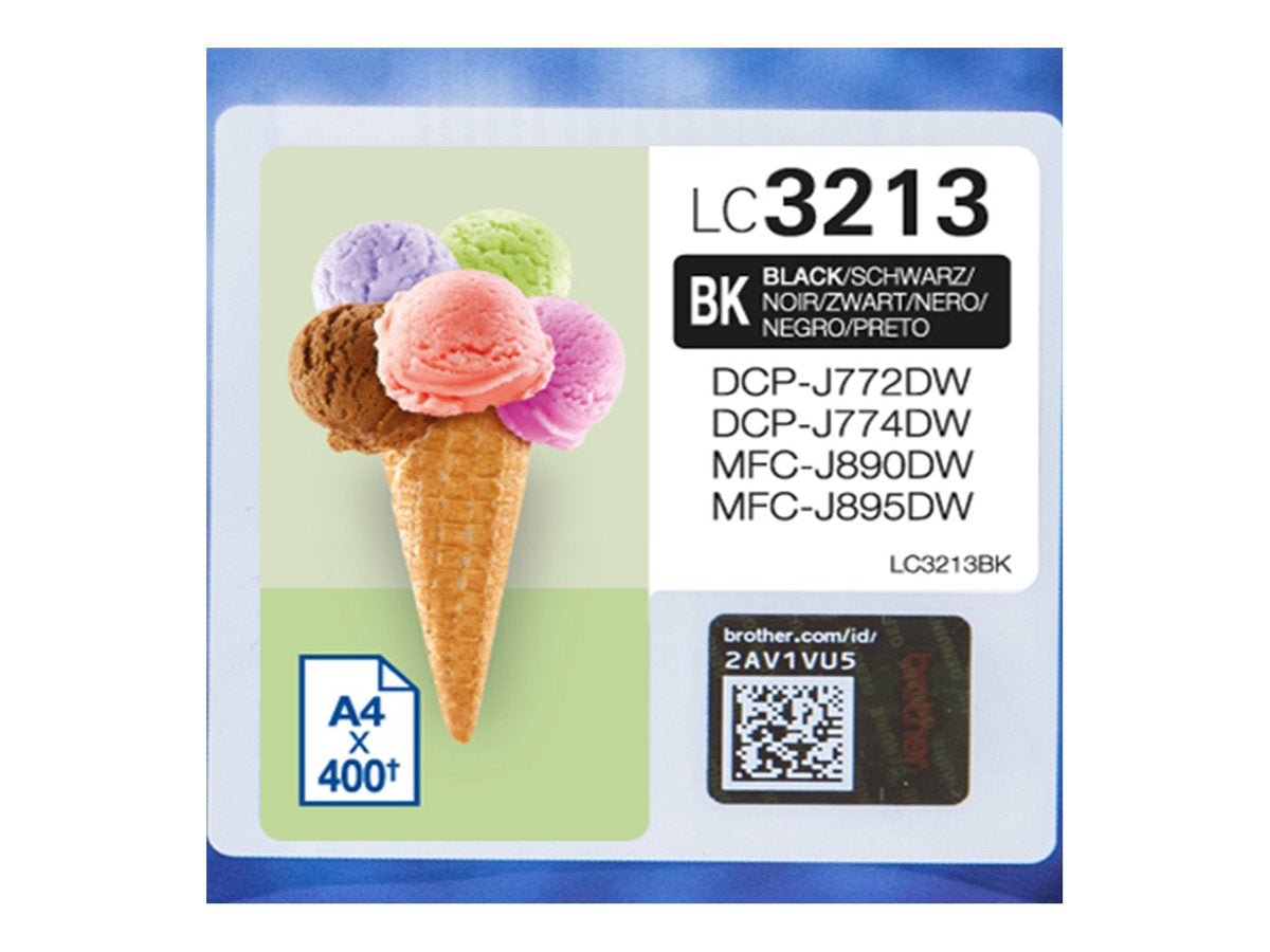 SBRO0819 BROTHER LC3213BK BLACK INK