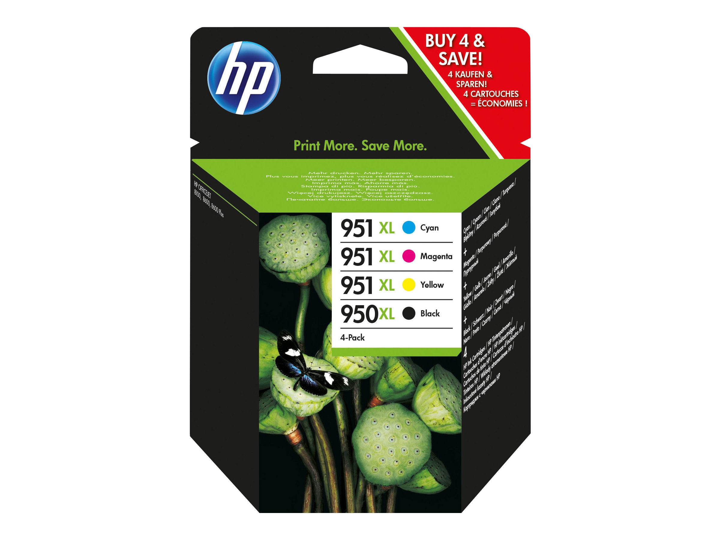 SHPP1578 HP C2P43AE NO 950XL NO 951XL (B,C,Y,M)