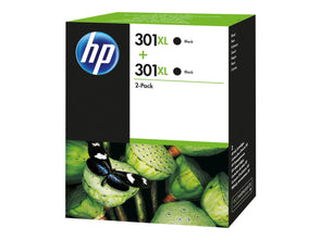 SHPP1690 HP D8J45AE NO 301XL (2PK) BLACK INK