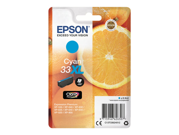 SEPS1209 EPSON C13 T33624010/12 (OR) 33XL CYAN INK