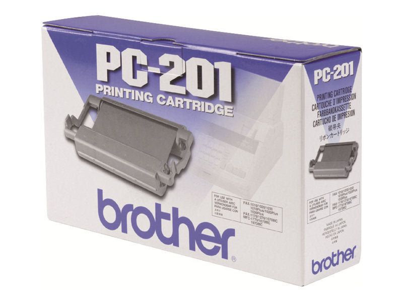 SBRO0056 BROTHER PC201 BLACK RIBBON CART