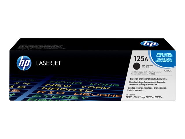 SHPP1116 HP CB540A 125A BLACK PRINT CARTRIDGE