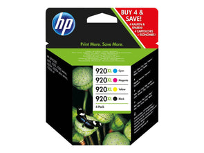 SHPP1455 HP C2N92AE NO 920XL INK COMBO (B,C,Y,M)