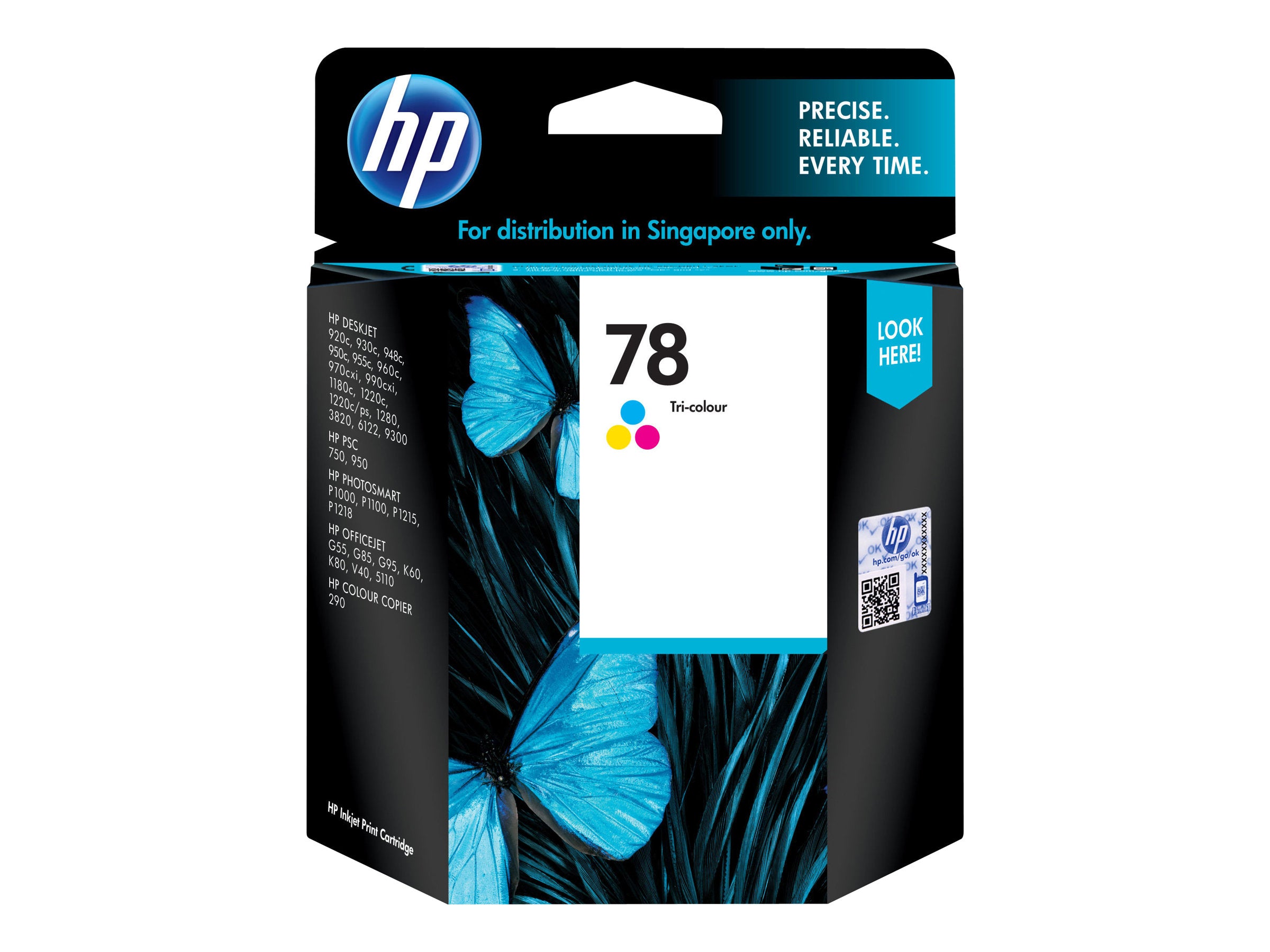 SHPP0365 HP C6578D NO 78 TRICOLOR INK