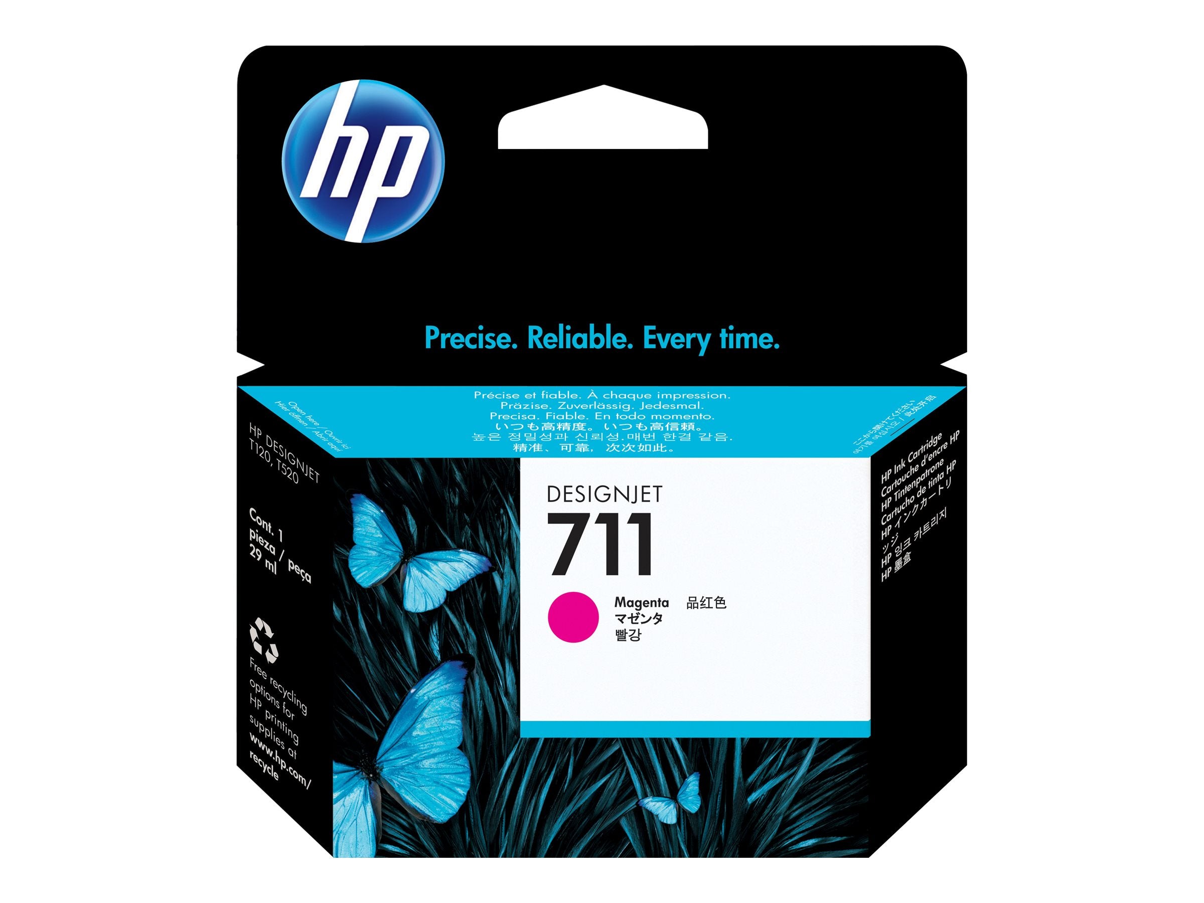 SHPP1478 HP CZ131A NO 711 MAGENTA INK
