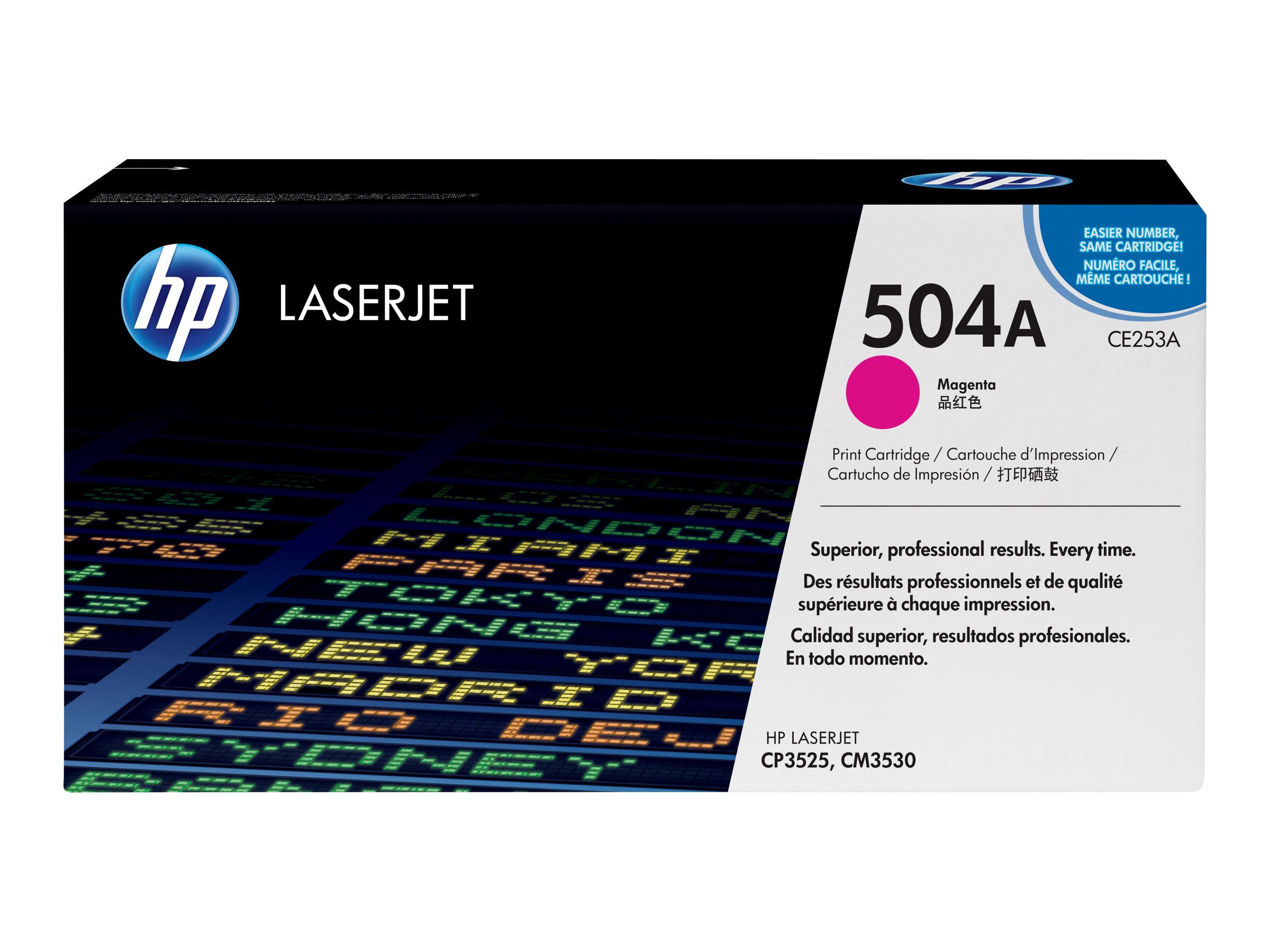 SHPP1271 HP CE253A 504A MAGENTA TONER CARTRIDGE
