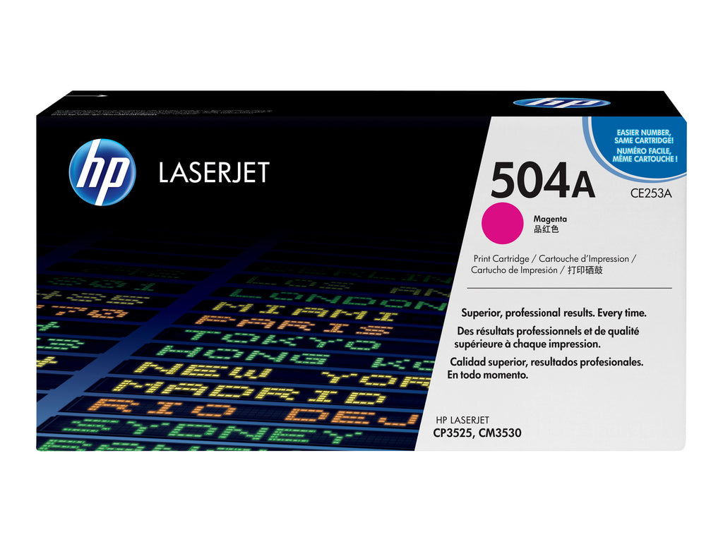 SHPP1271 HP CE253A 504A MAGENTA TONER CARTRIDGE