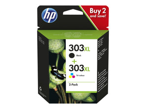 SHPP0119 HP 3YN10AE NO 303XL (2PK) B&C COMBO INK