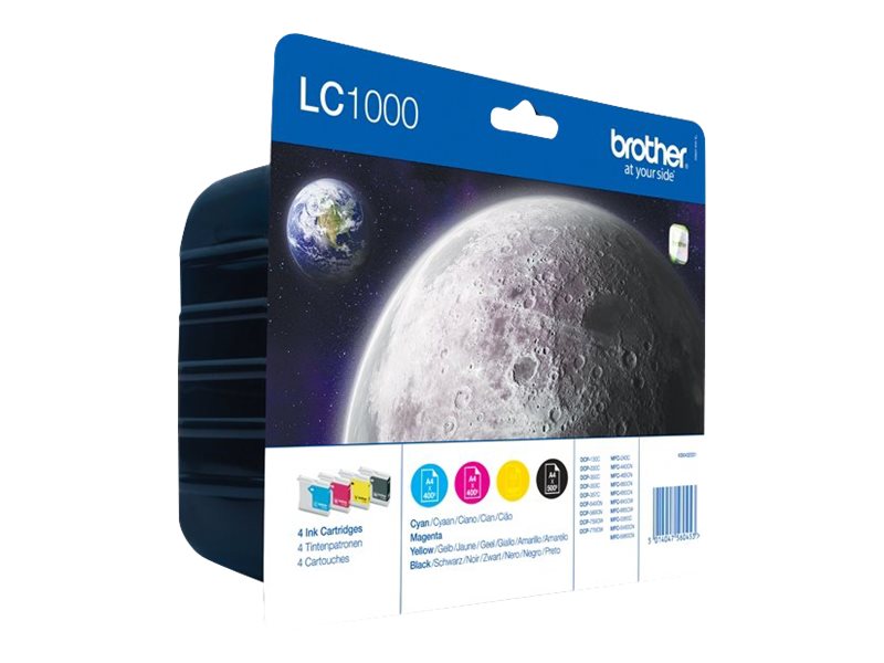 SBRO0454 BROTHER LC1000VALBP INK (4PK)