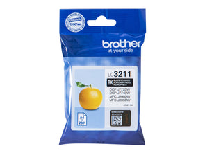 SBRO0829 BROTHER LC-3211BK BLACK INK