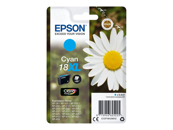 SEPS1051 EPSON C13T18124010/12 (DA) 18XL CYAN INK