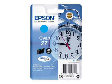 SEPS1143 EPSON C13 T27024010/12 (AC) 27 CYAN INK