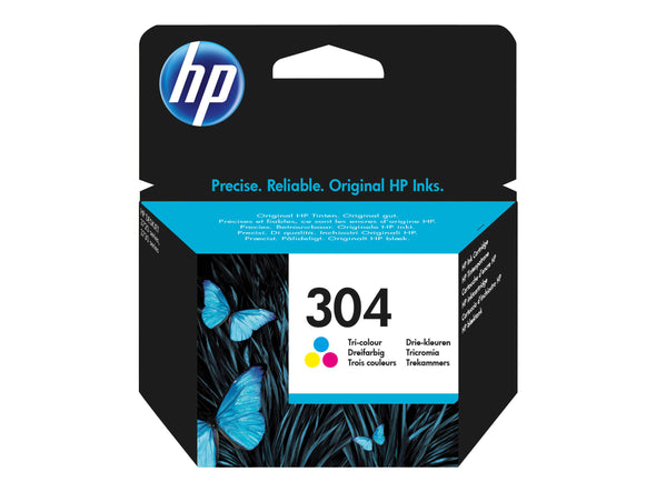 SHPP1893 HP N9K05AE NO 304 TRICOLOUR INK CARTRIDGE