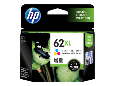 SHPP1702 HP C2P07AE NO 62XL TRI-COLOR INK (C,Y,M)