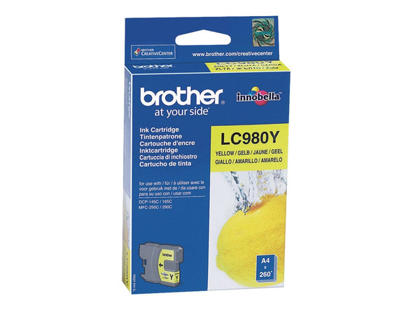 SBRO0503 BROTHER LC980Y YELLOW INK CARTRIDGE