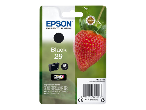 SEPS1192 EPSON C13 T29814010/12 (SB) 29 BLACK INK