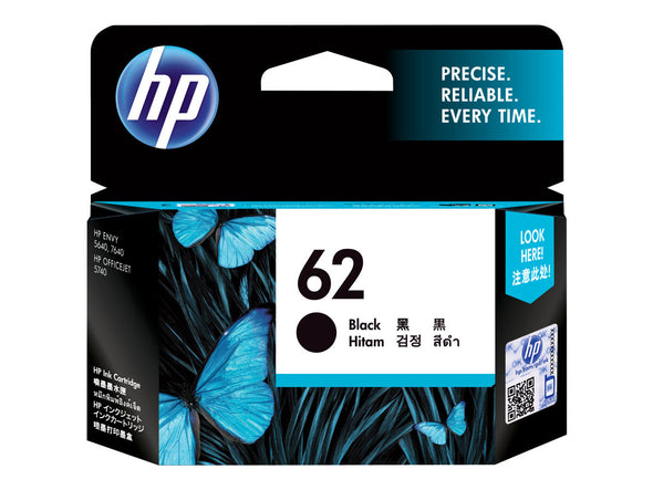 SHPP1704 HP C2P04AE NO 62 BLACK INK