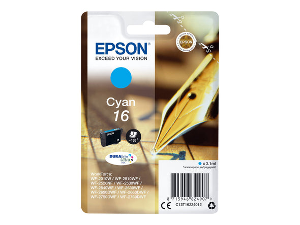 SEPS1069 EPSON C13 T16224010/12 (PC) CYAN 16 INK