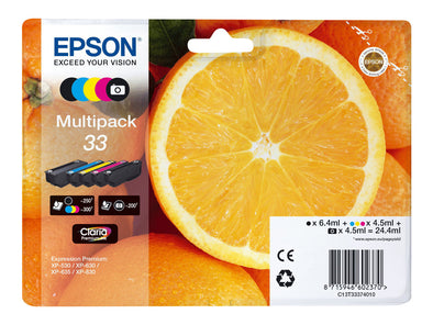 SEPS1213 EPSON C13 T33374010/11 (OR) 33 MULTIPACK