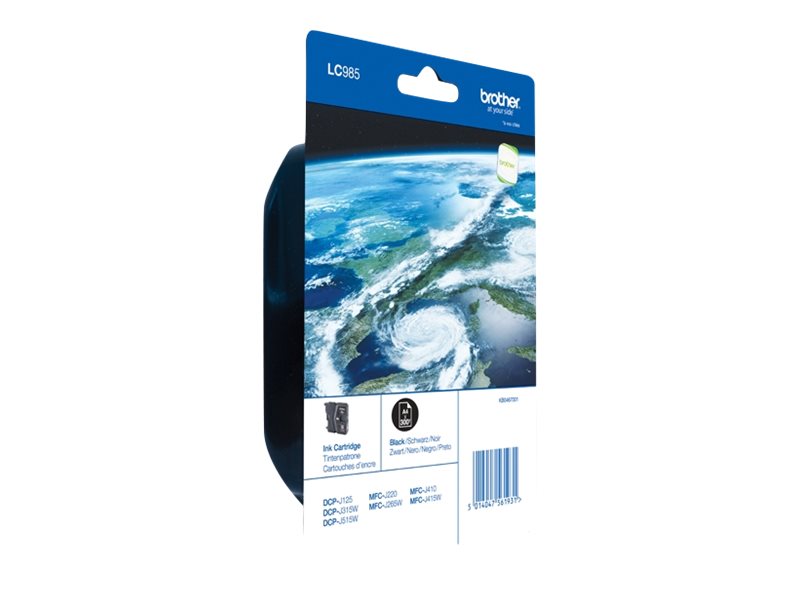 SBRO0521 BROTHER LC985BK BLACK INK