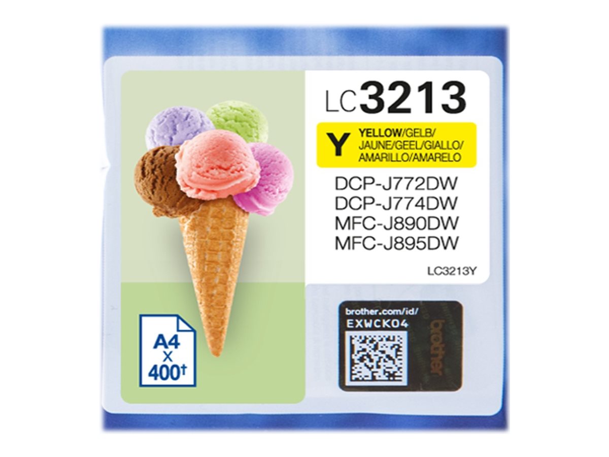 SBRO0821 BROTHER LC3213Y YELLOW INK