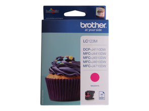 SBRO0599 BROTHER LC123M MAGENTA INK