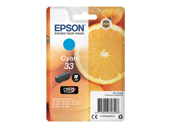 SEPS1204 EPSON C13 T33424010/12 (OR) 33 CYAN INK