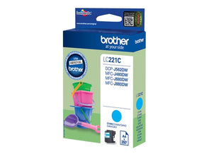 SBRO0725 BROTHER LC221C CYAN INK