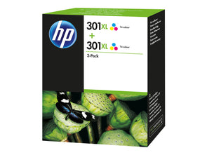 SHPP1691 HP D8J46AE NO 301XL (2PK) COLOUR INK