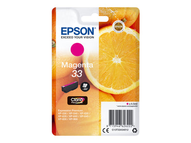 SEPS1205 EPSON C13 T33434010/12 (OR) 33 MAGENTA IN