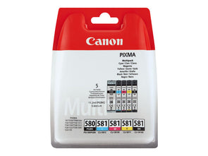 SCAN2306 CANON PGI-580/CLI-581(B) BLISTER PACK (5P