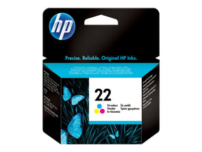 SHPP0850 HP C9352AE NO 22 TRICOLOR INK